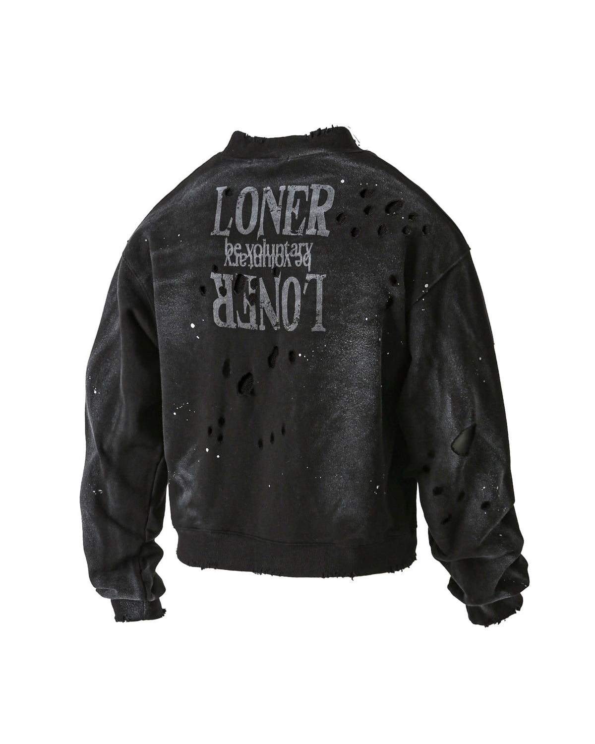 【roaringrad】Cross Damage Sweat Shirt