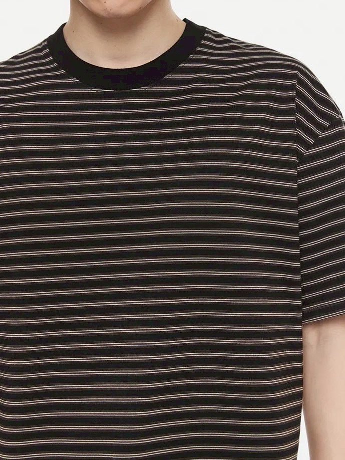 【DNSR】Stripe Crop T-Shirt