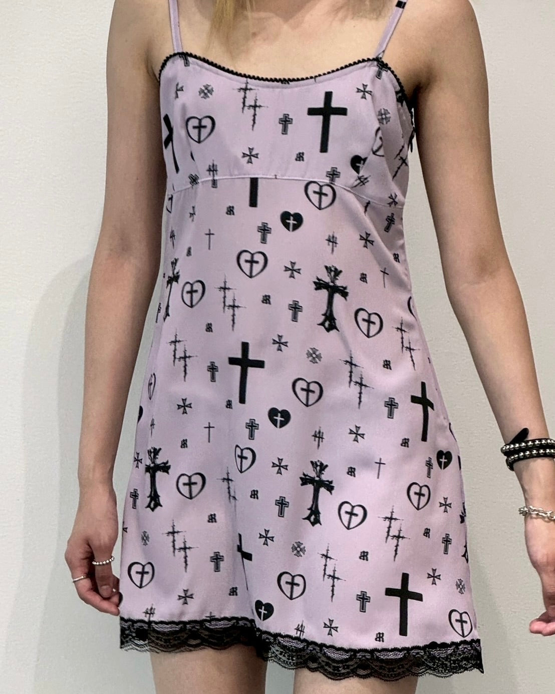 【runningHIGH】LACE POINT SLEEVELESS DRESS