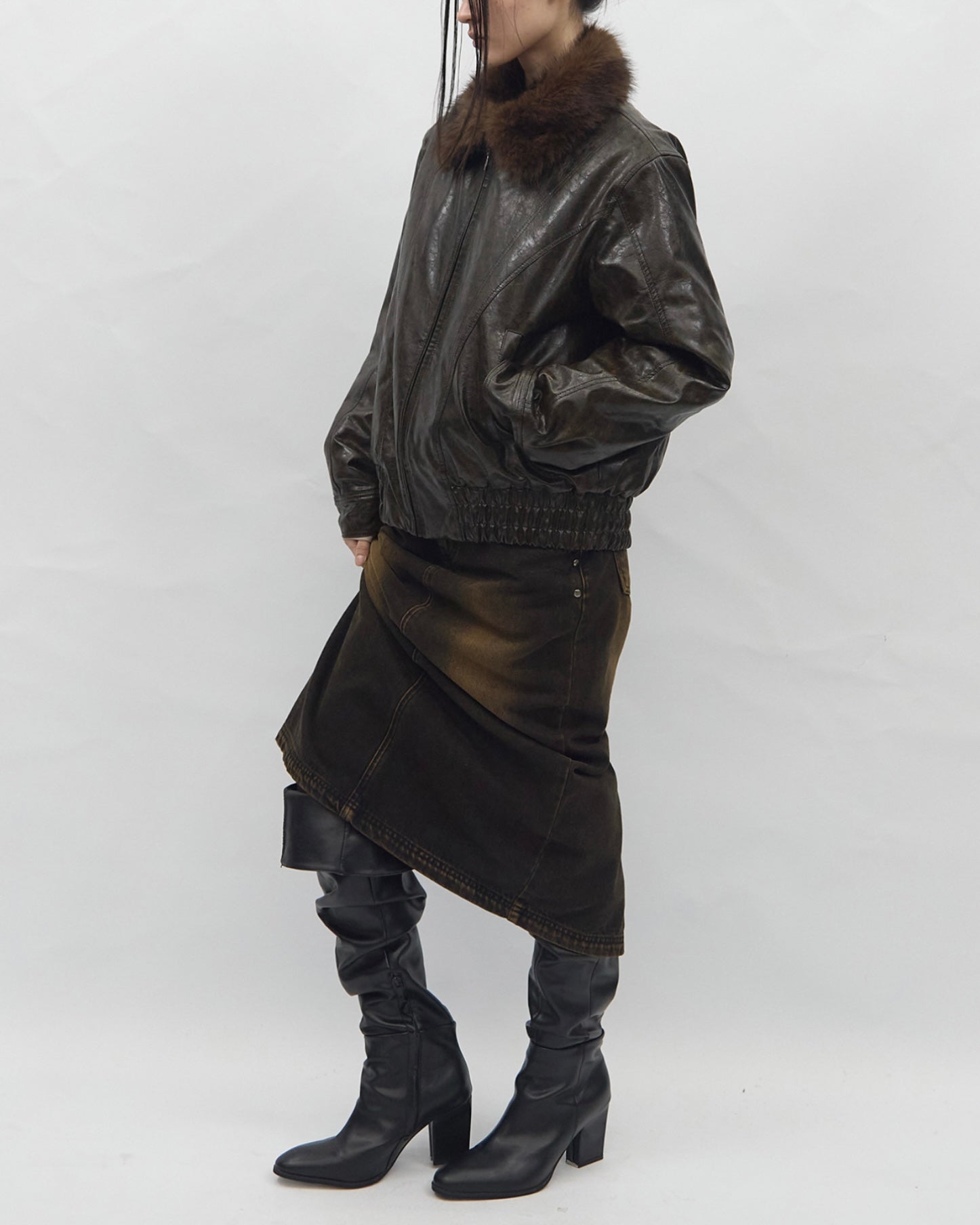 【BLR BLUER】Cracked Trace Jacket