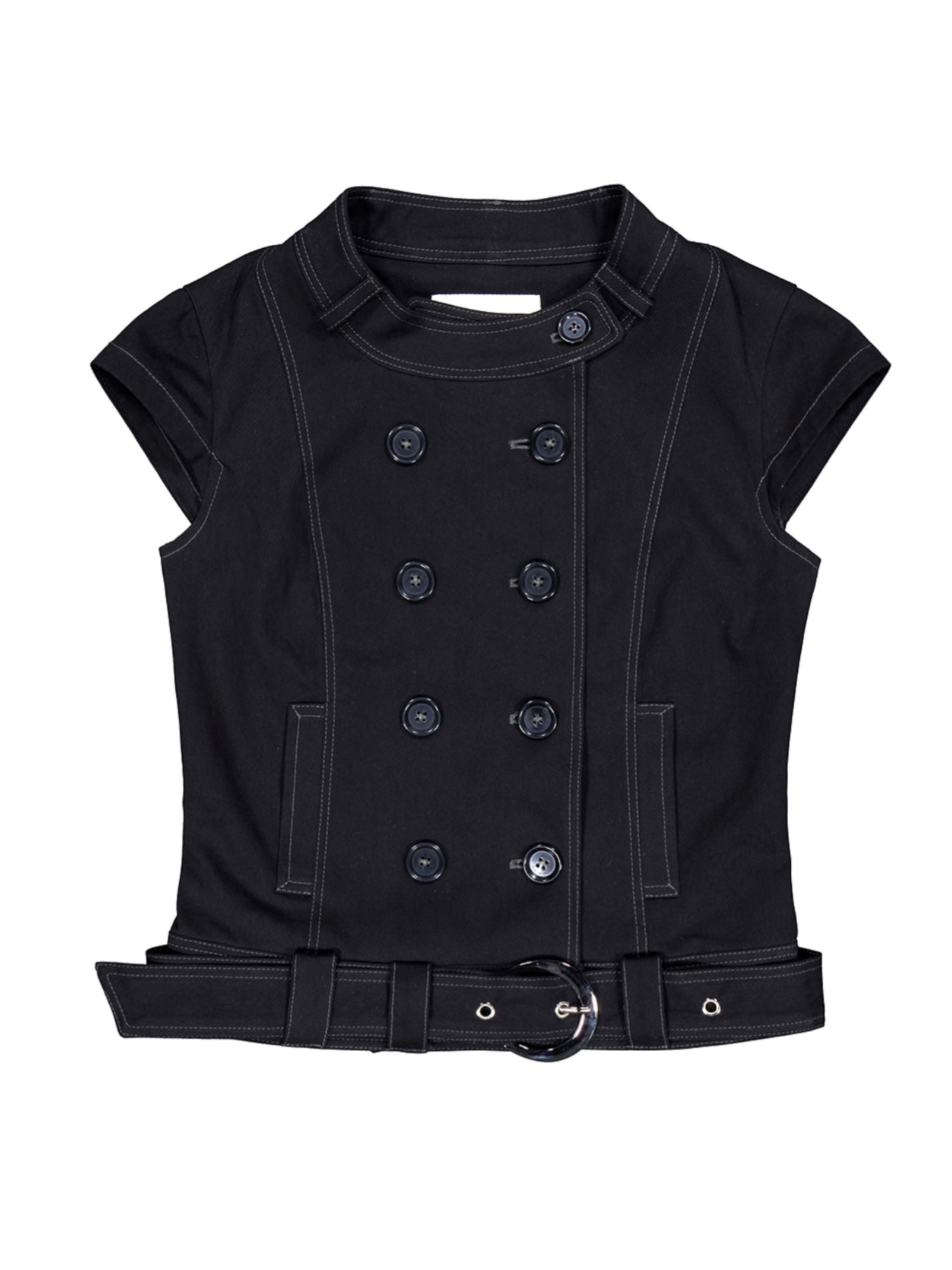 6/6 20:00発売【NOT KNOWING】Short Sleeve Double Jacket