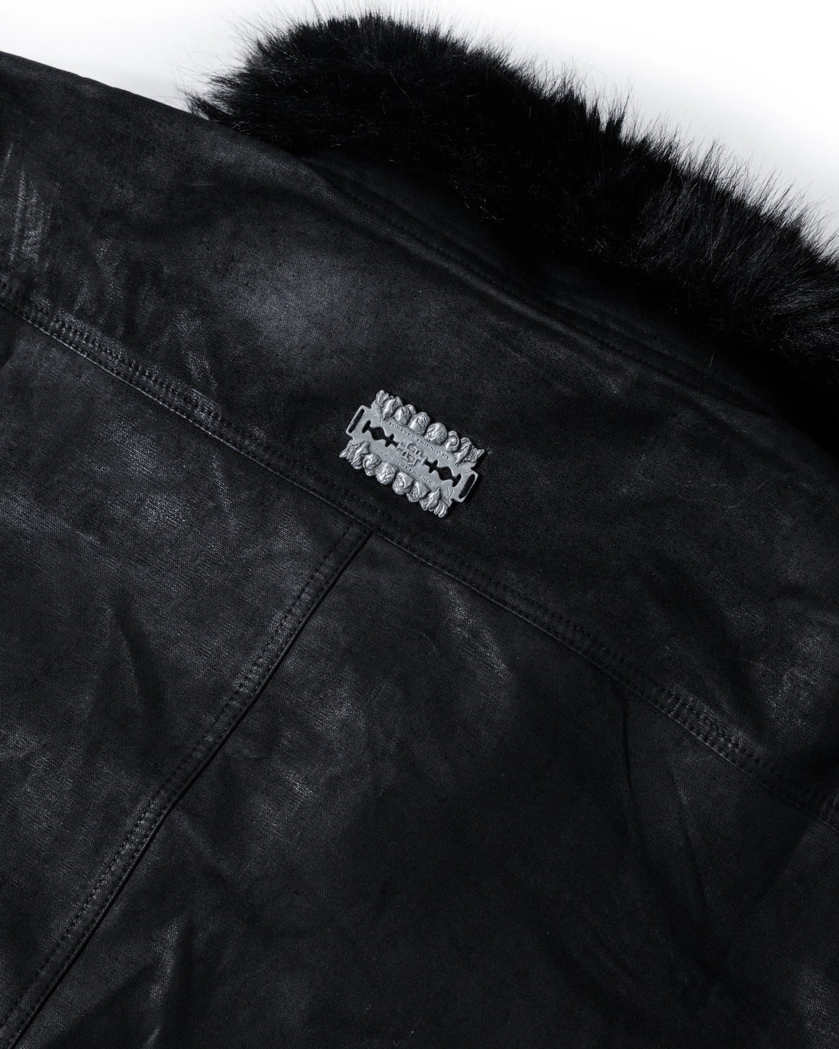 【Thought We Friends】Ryuk Fur Collar Workshirt