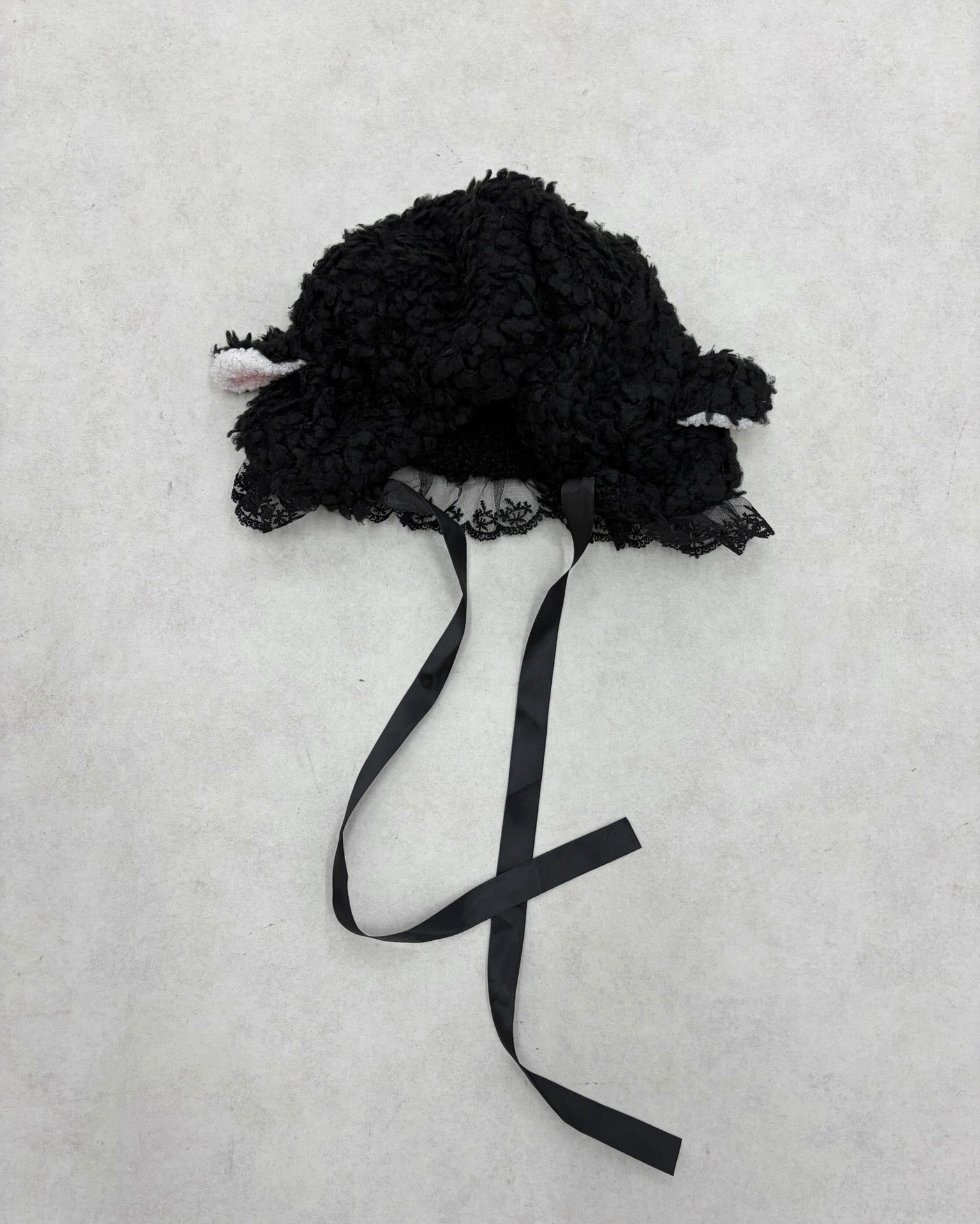 9/18 20:00 発売 国際配送【Nerd out XU】lace sheep bonnet