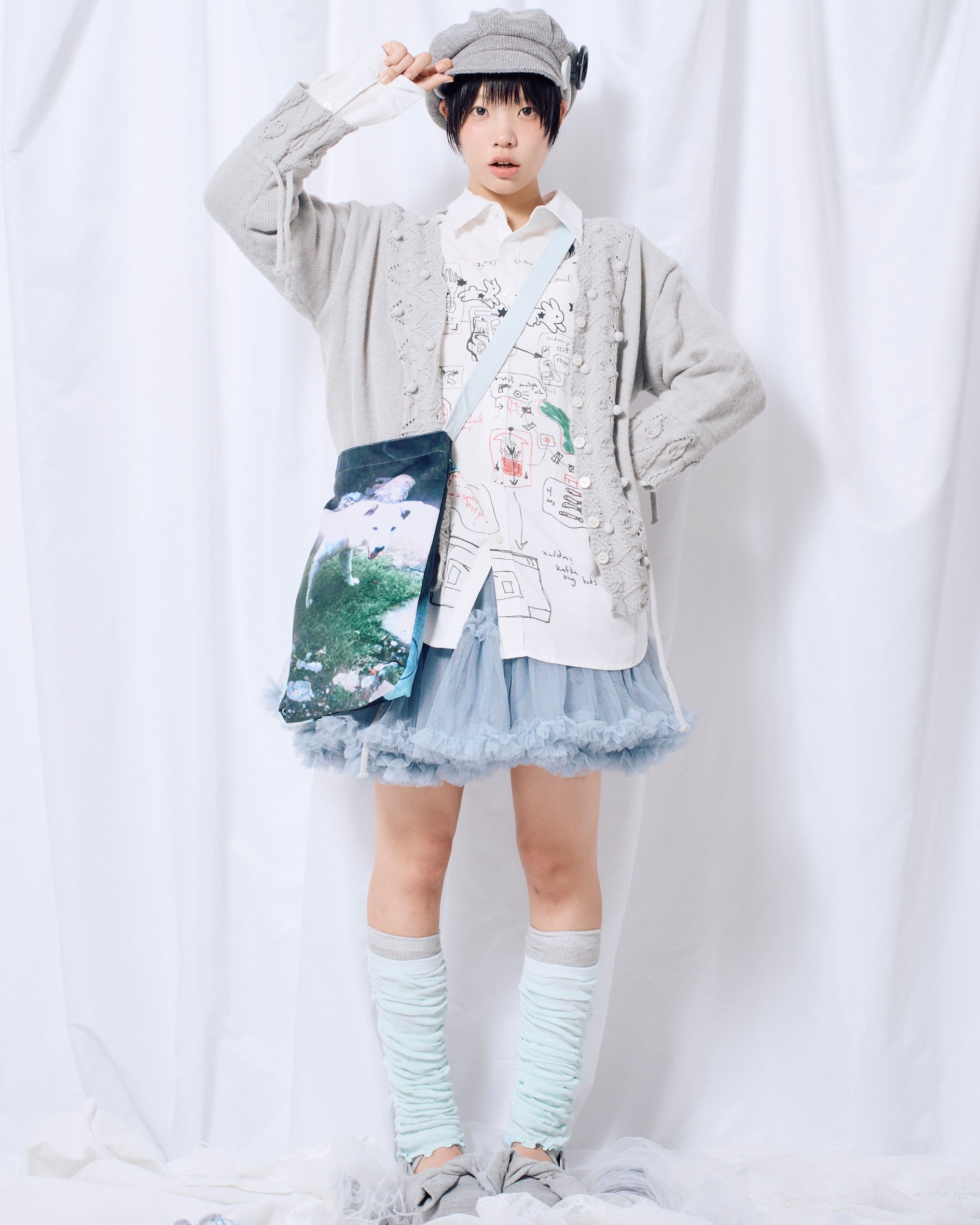 9/18 20:00 発売 国際配送【Nerd out XU】Sweat Ribbon Mary Jane