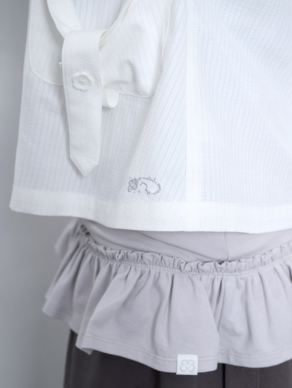 6/8 21:00発売【TUOMIO】ROUND COLLAR HALF JACKET