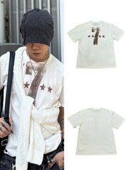 国際配送【Never mind the XU】damage 7 T-shirt