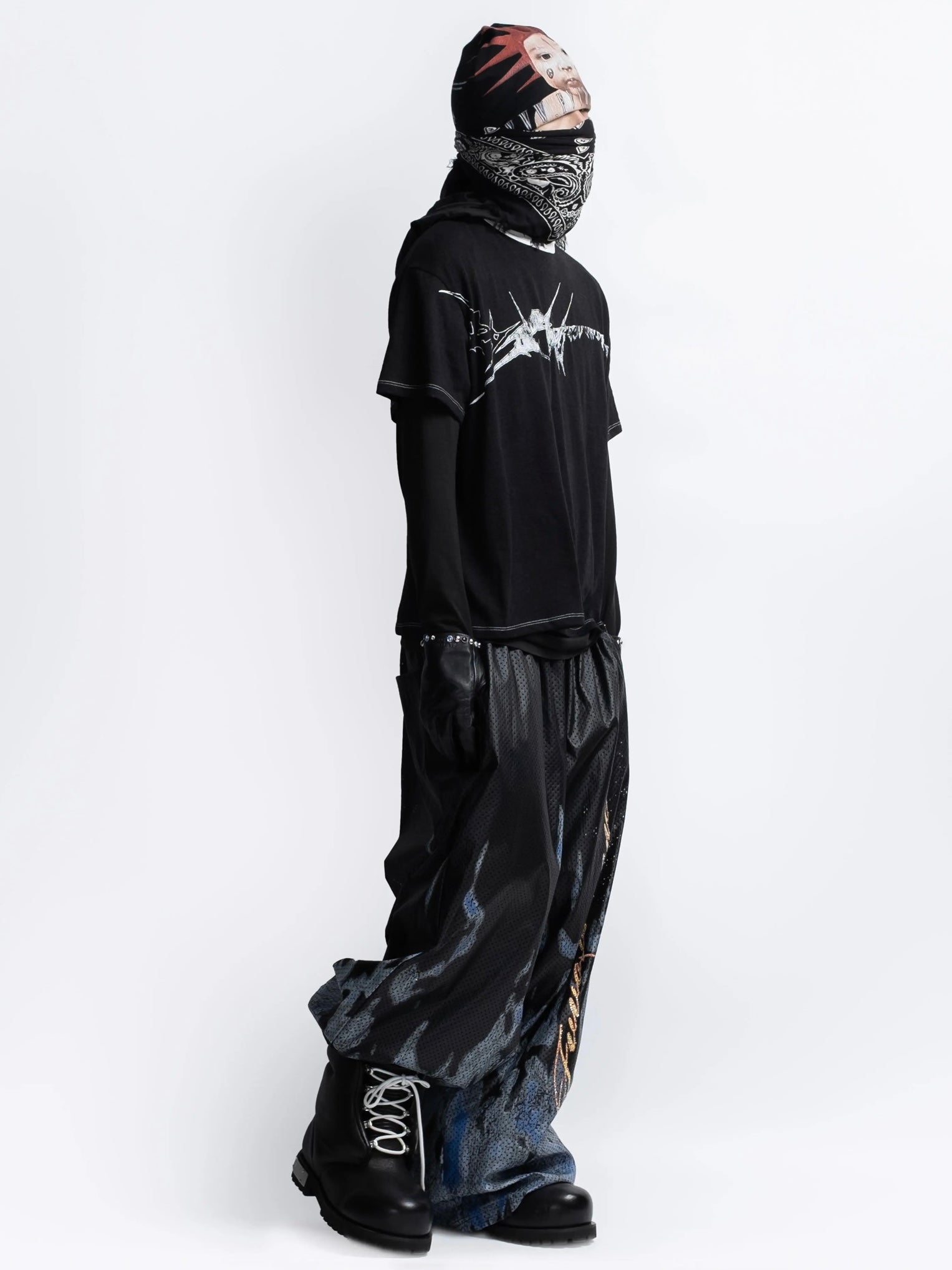 【F.V.V.O】Parody Graphic Ringer Tee
