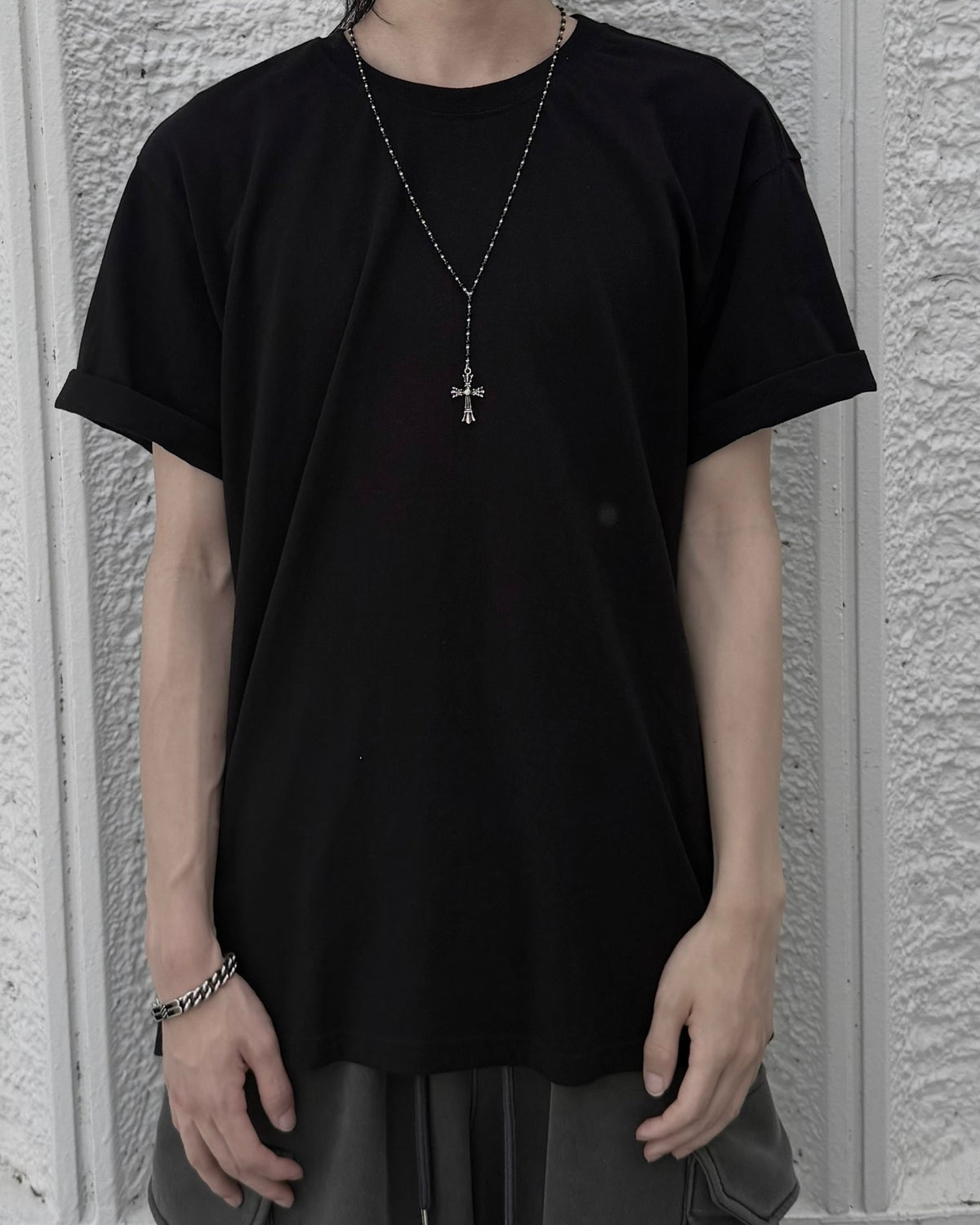 受注制【nmtc+】Eyelet Cutout Tee (2color)