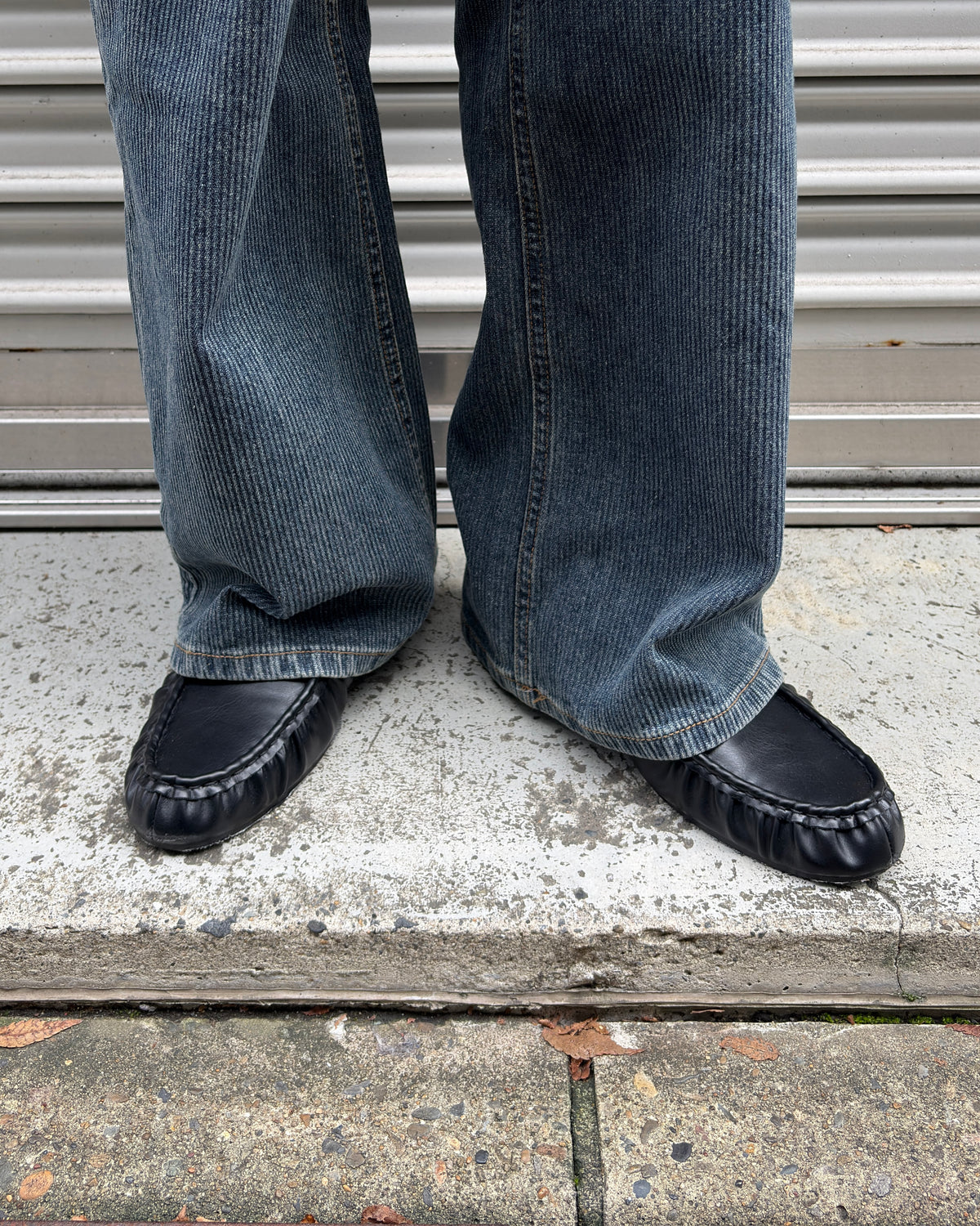 東京店WEB限定受注制【Chikashitsu +】gather penny loafer (2color)