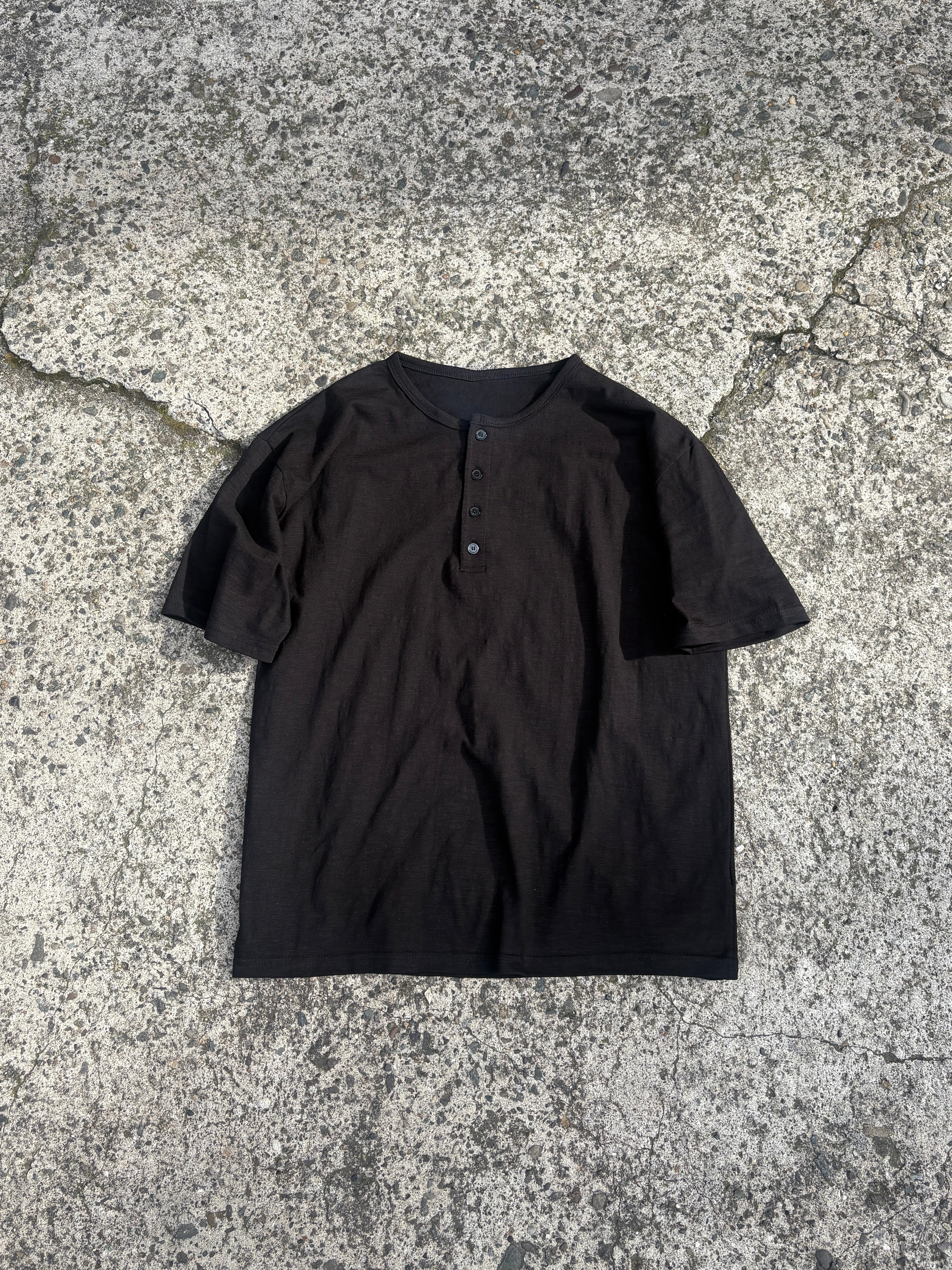 【youll】basic henley neck tee (2color)