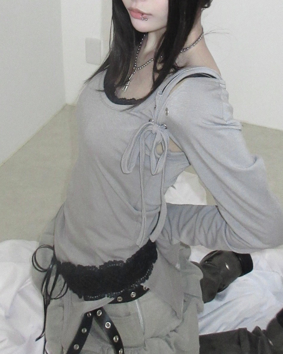 名古屋店WEB限定受注制【nmtc+】Eyelet Layered Bolero Set (3color)