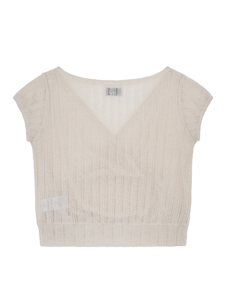 【TUOMIO】LIGHT LAYERED BOLERO