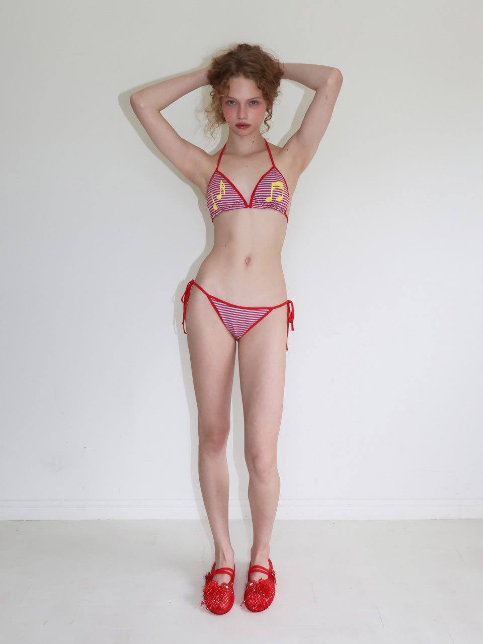 【CRANK】MUSIC STRIPE BIKINI SET