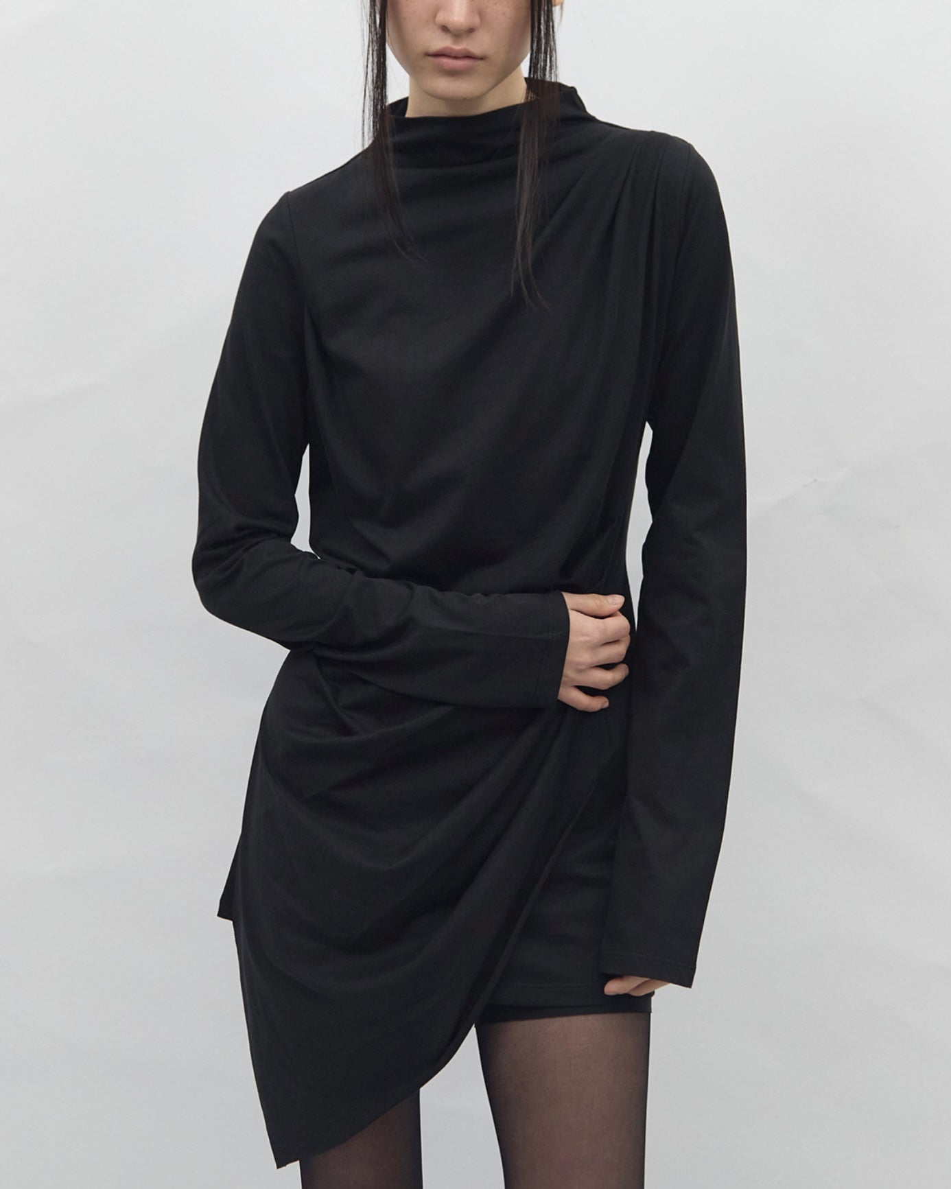 【BLR BLUER】Soft Draping Long Sleeve