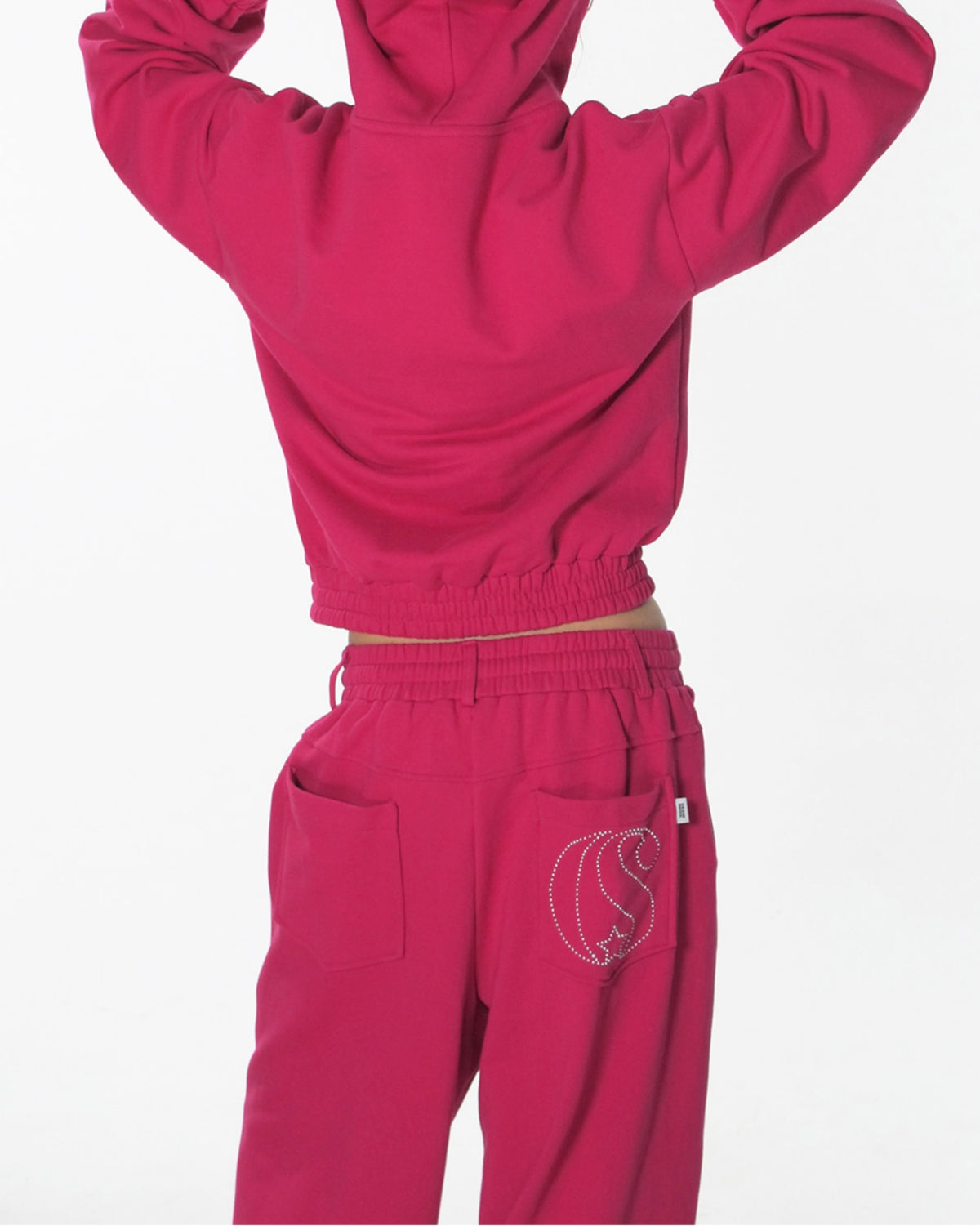 【CRANK】CURVED RIVET JOGGER PANTS