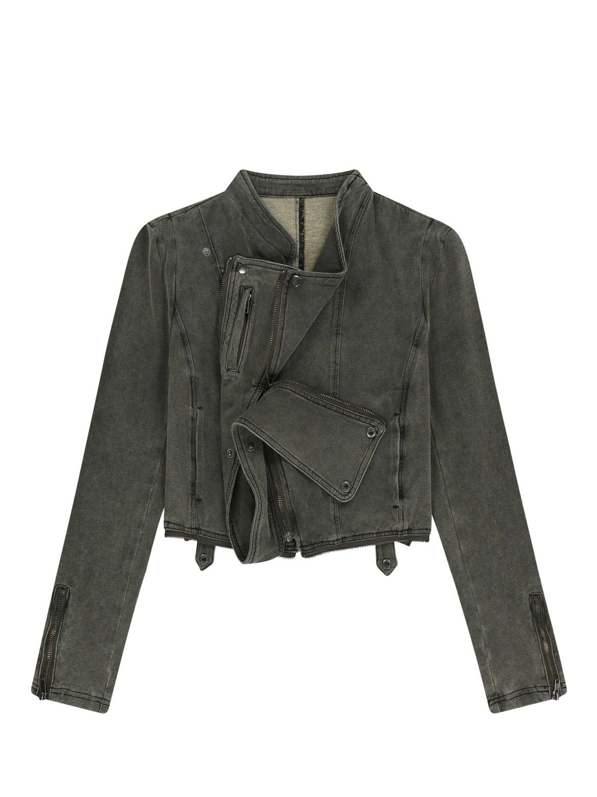 【OJOS】Detachable Span Denim Jacket