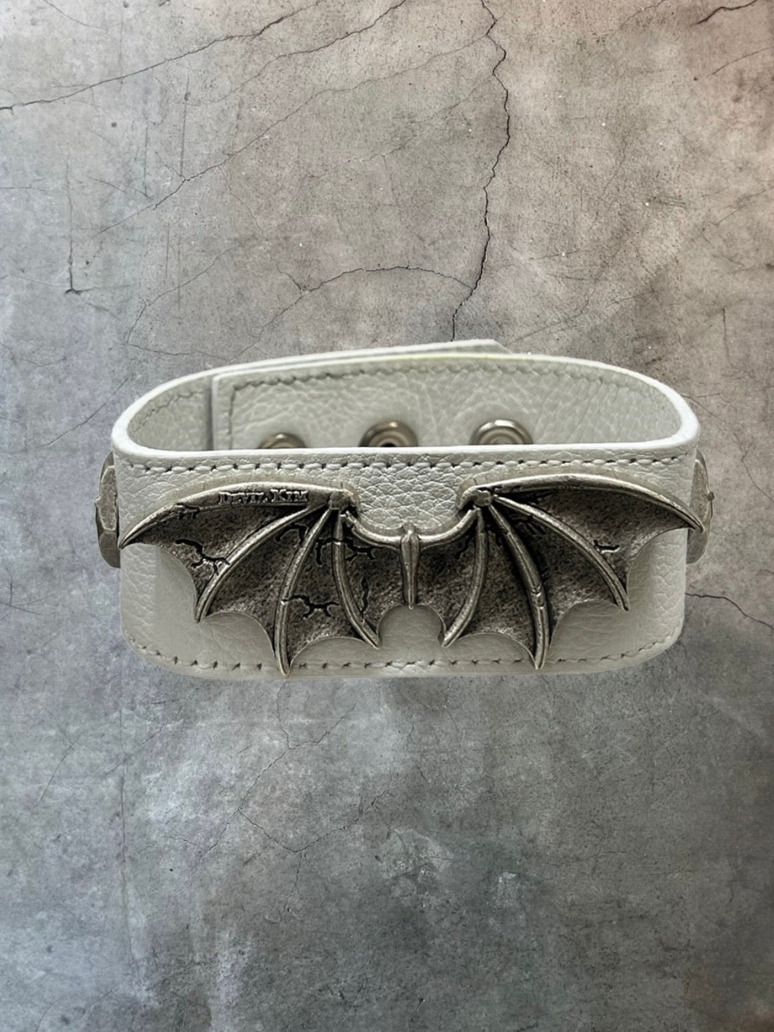 【DEVIL KIM】EMBLEM LEATHER BRACELET
