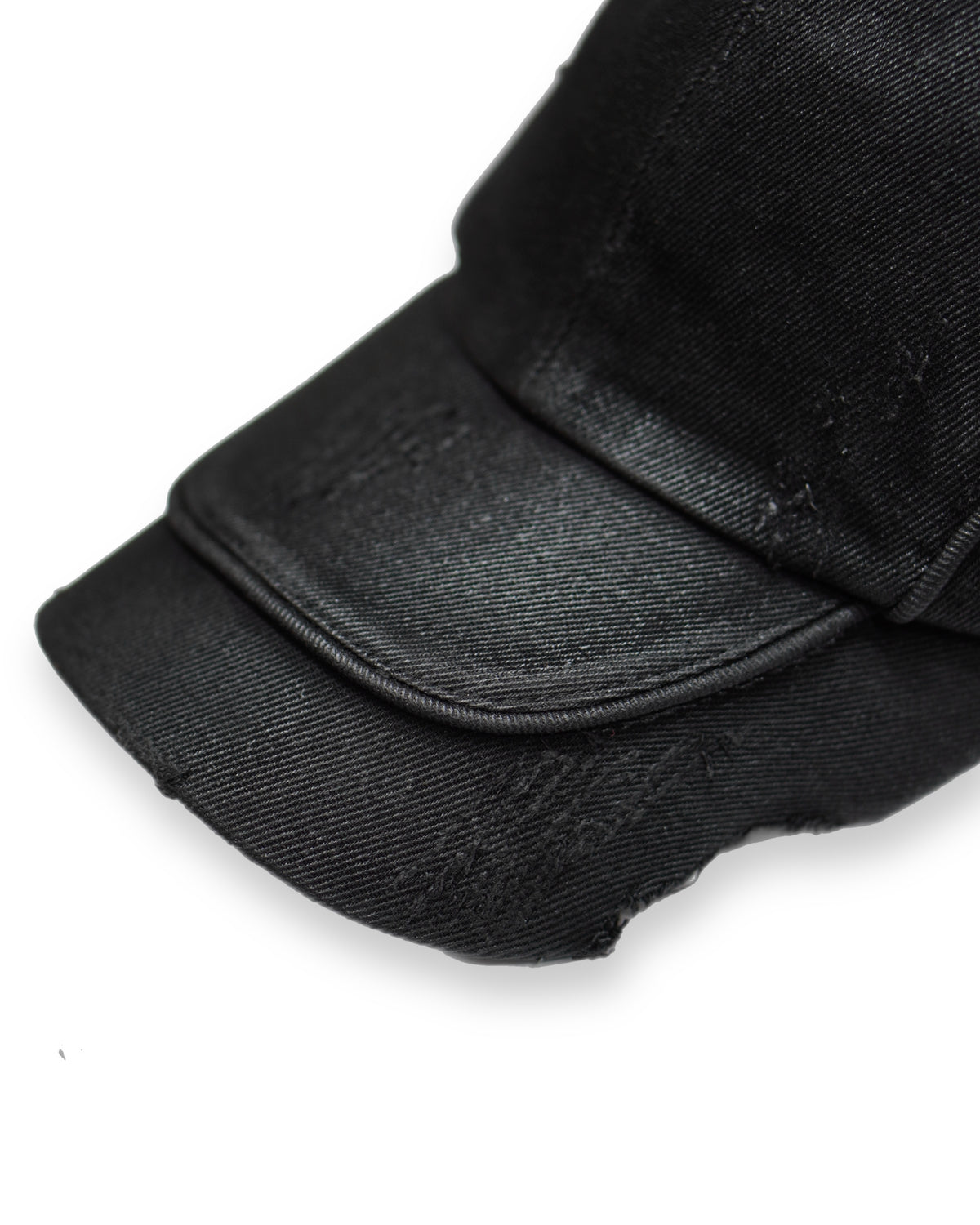 【CHIKASHITSU PLUS HIGH】Arch washed denim cap (coating)