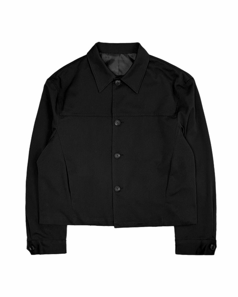 受注制【Chikashitsu +】cropped button jacket