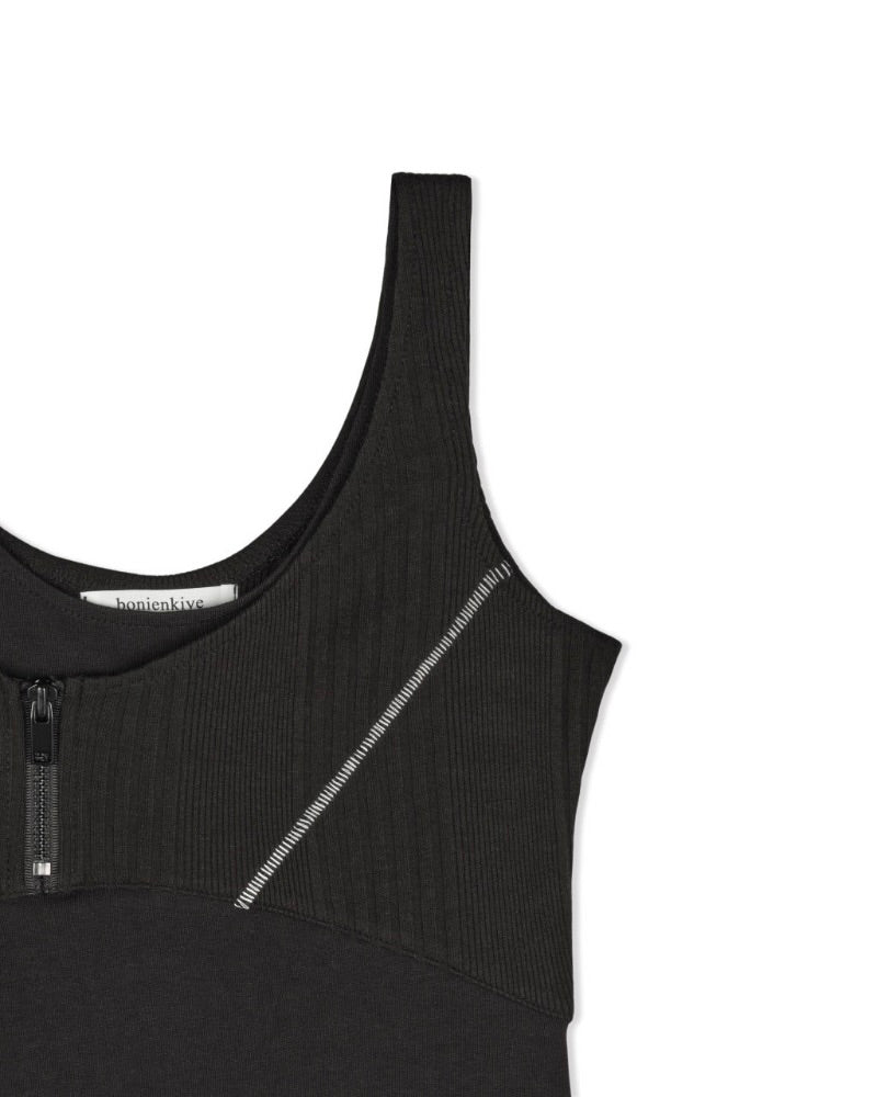 【bonienkiye】Side-Cutout Mini Dress