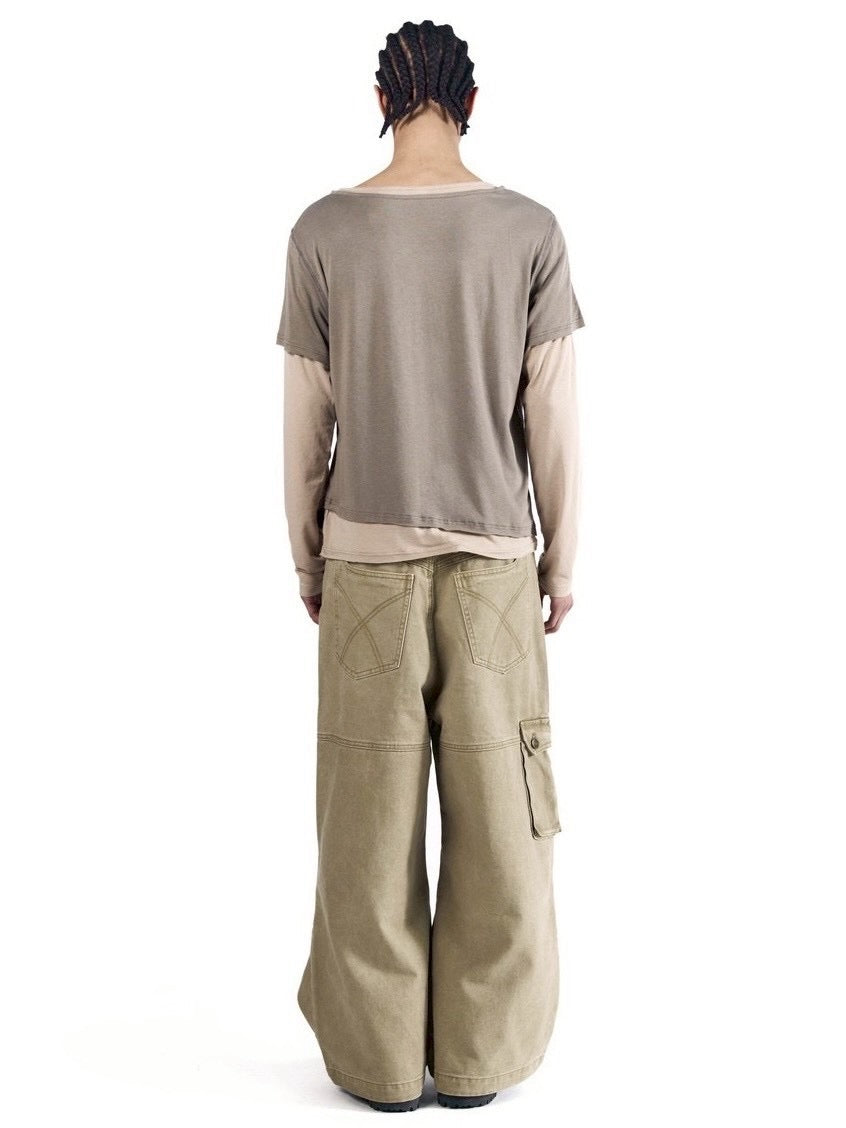 【AAKAM】Cowboy Chaps Cotton Pants