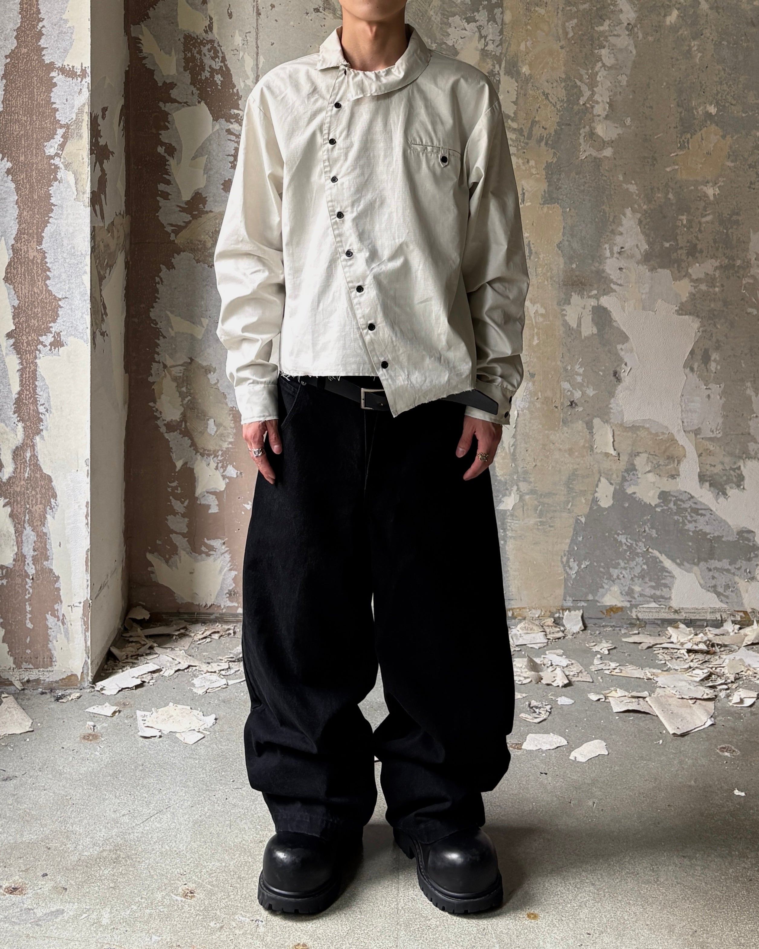 【Lee fi Ne】Offset Fade Shirt