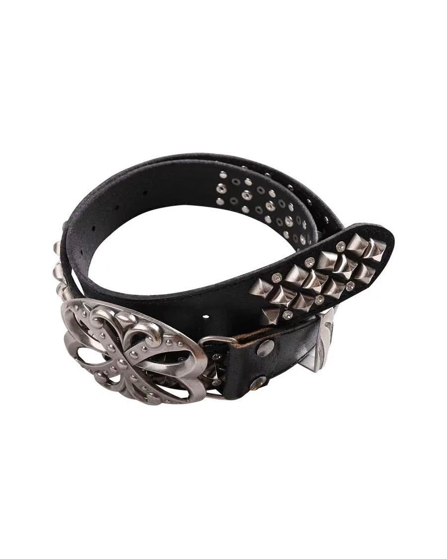 【DND4DES】Studded Plate Buckle Belt