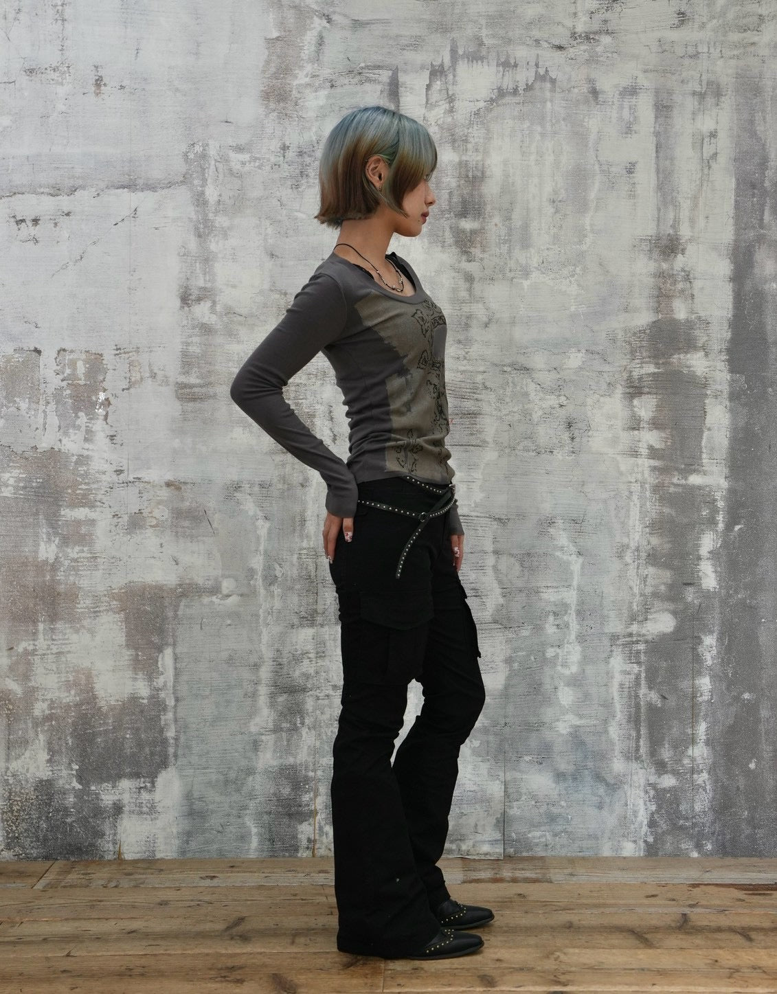 受注制【OaKS】fairy grunge long sleeve (3color)