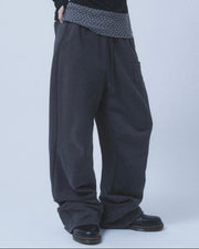【TUOMIO】ROLL-UP BUTTON SWEATPANTS