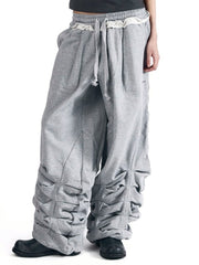 【AAKAM】Sediment Pin-Tuck Sweatpants