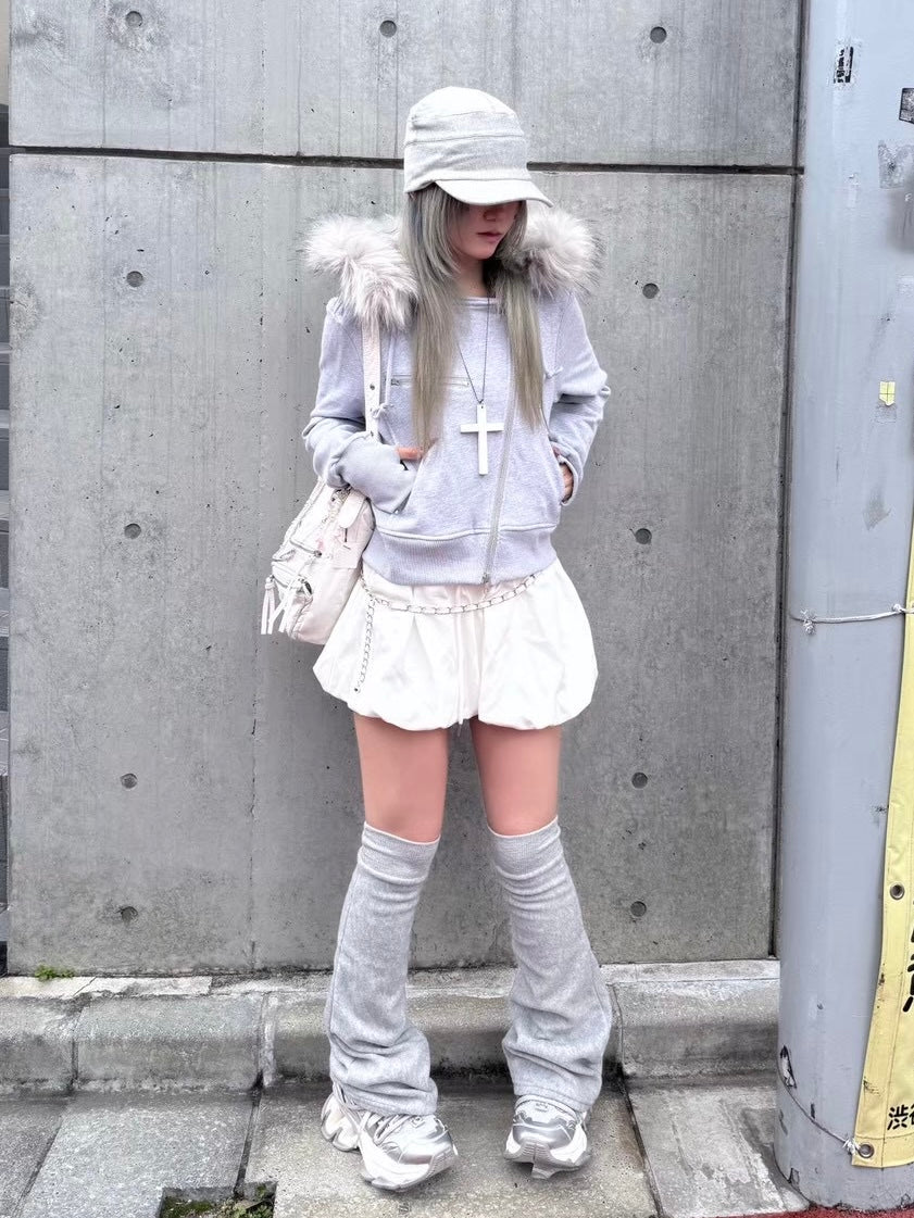 受注制【nmtc +】simple flare legwarmer (3color)