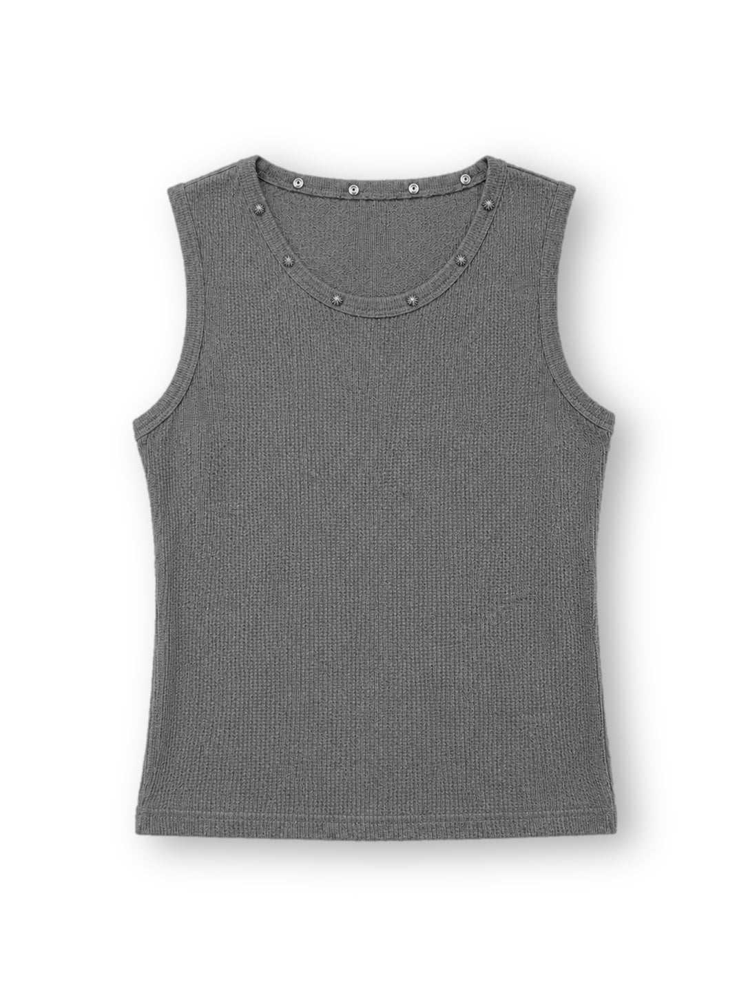 大阪店WEB限定受注制【Chikashitsu +】neck studs tank (3color)