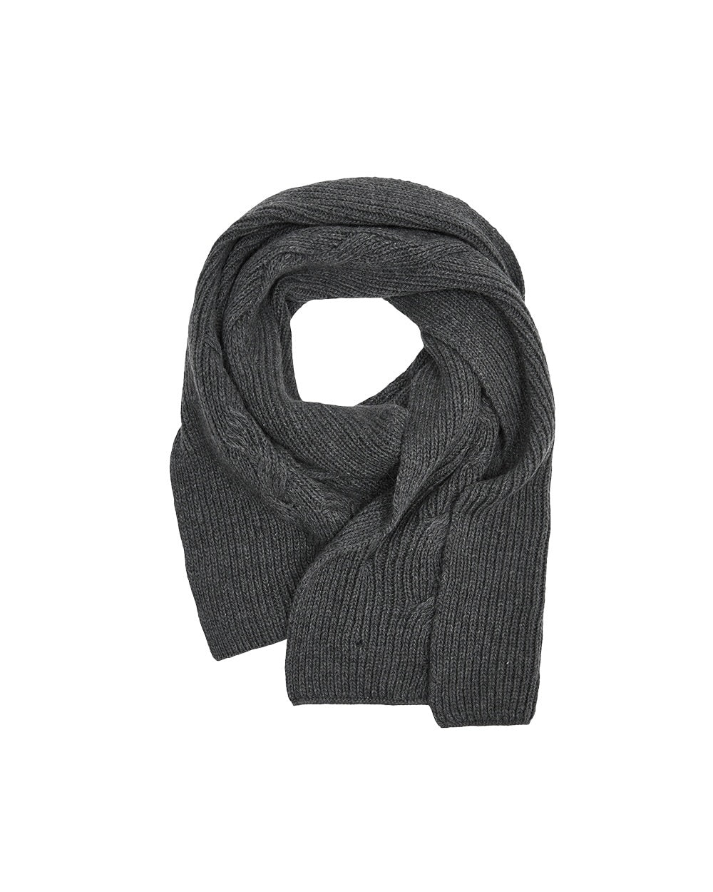 【TUOMIO】BUTTON WOOL KNIT MUFFLER