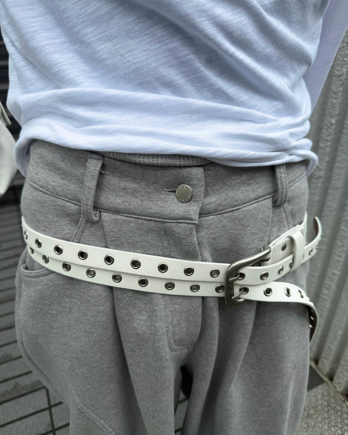 受注制【nmtc+】Curved Seam Wide Sweat Pants (2color)