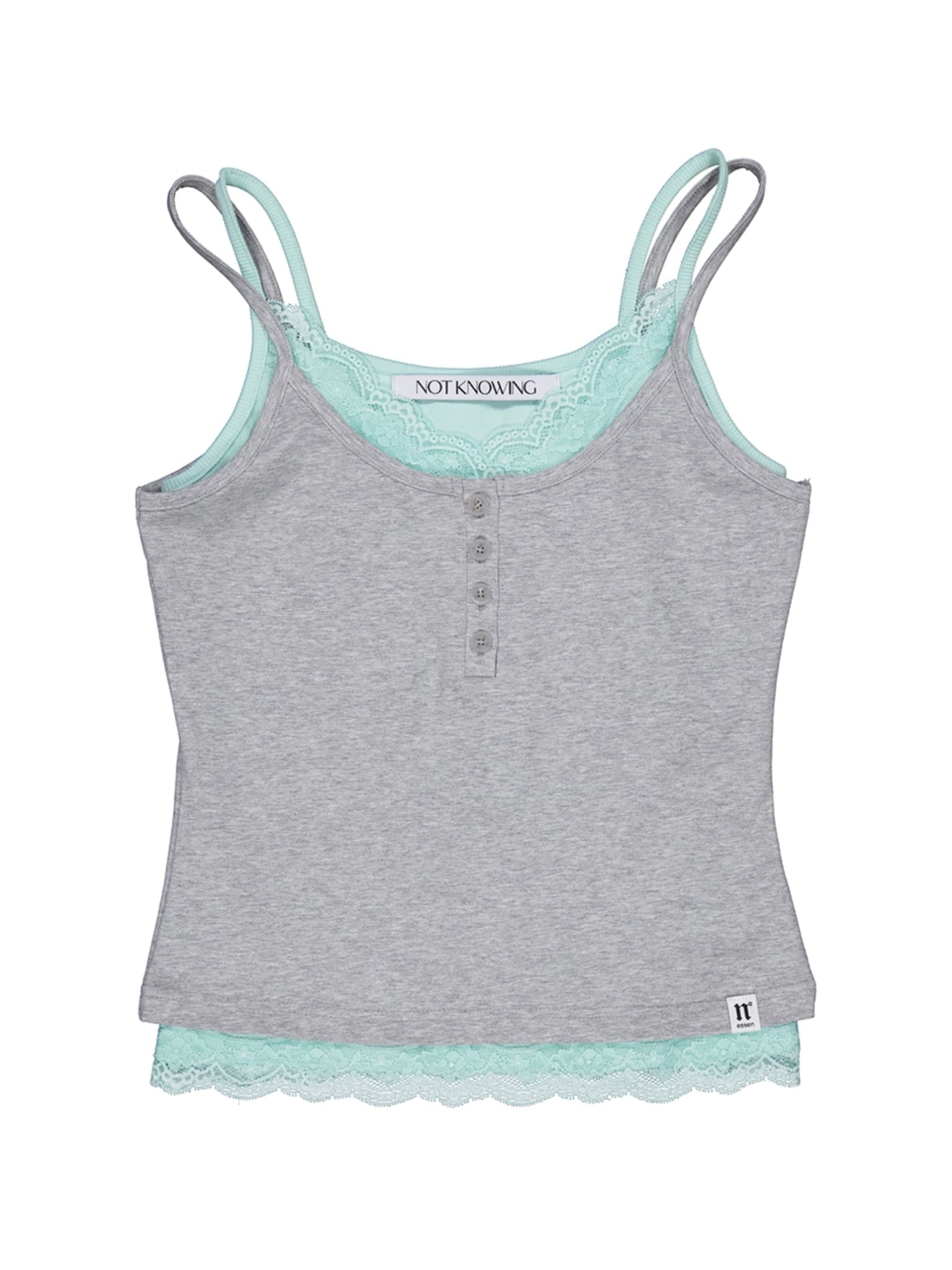 6/6 20:00発売【NOT KNOWING】Lace Layered Cami Set
