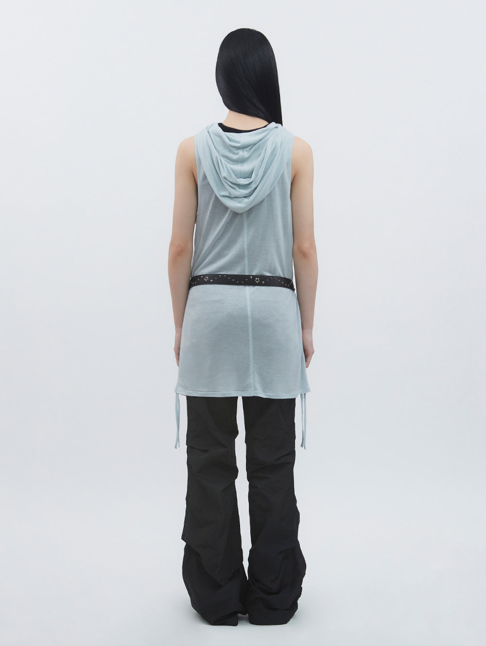 6/8 21:00発売【TUOMIO】FLOWER EYELET BELT