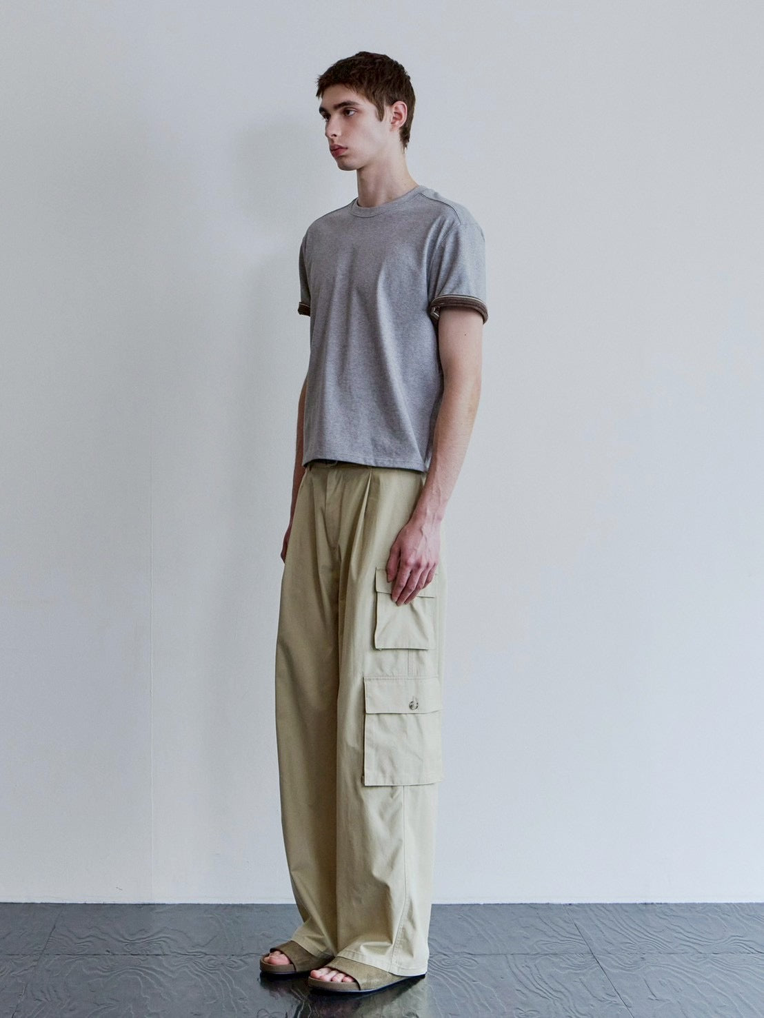 【Waviness】Stripe Layered T-shirts