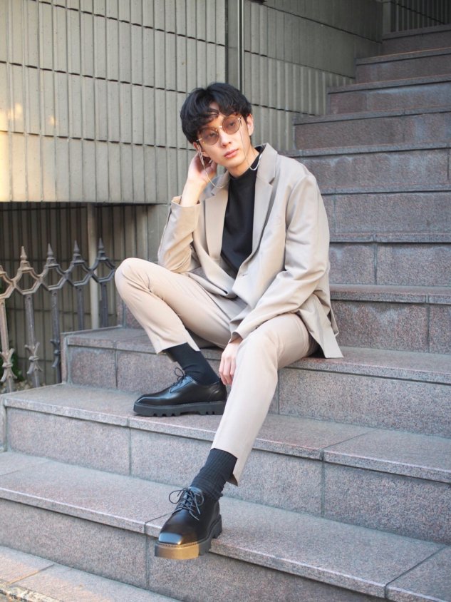 受注制【Never mind the XU】chunky sole shoes