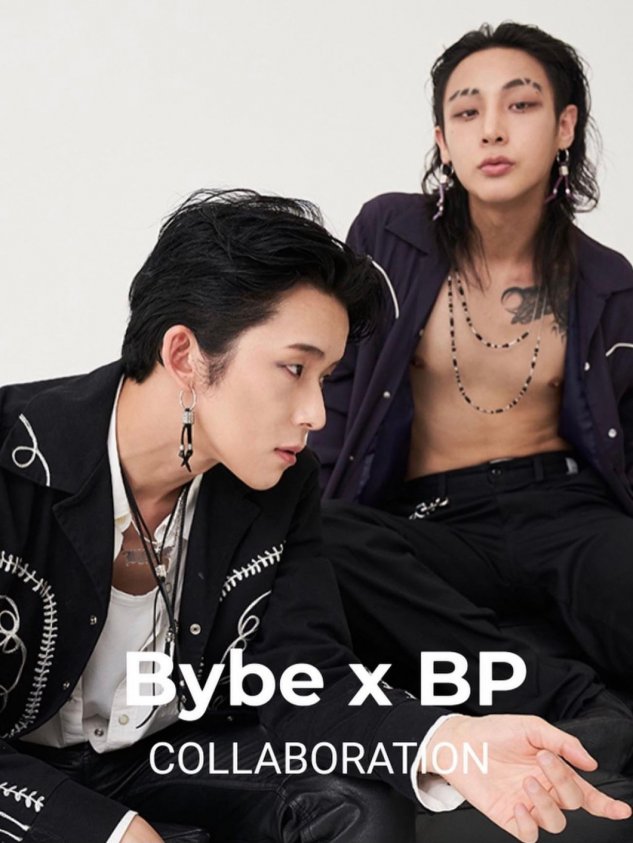 【BYBE RECORDS × BLACK PURPLE】Leather string choker