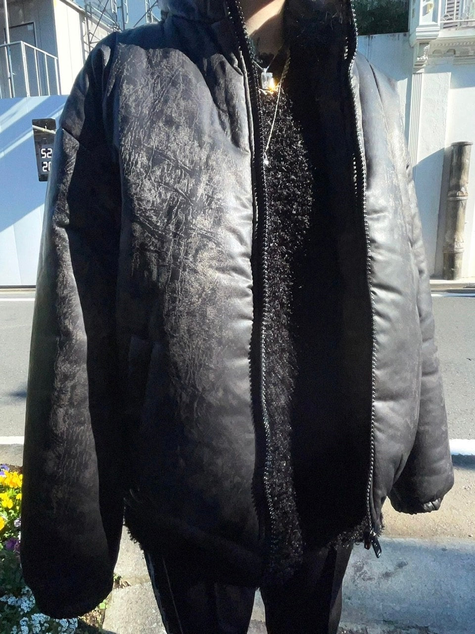 受注制【Never mind the XU】digital padding jacket (2color)