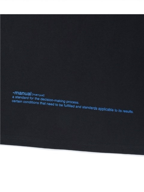 【NOMANUAL】SQR GRAPHIC LONG SLEEVE TEE