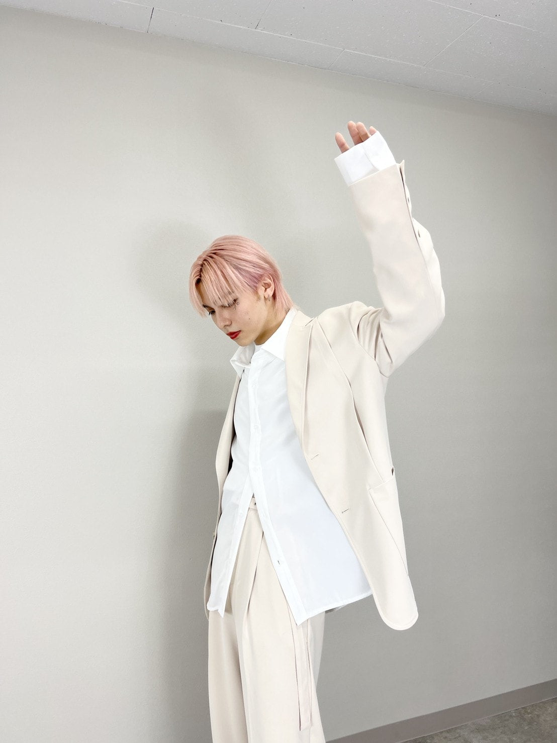 受注制【Chikashitsu +】set up design jacket (2color)