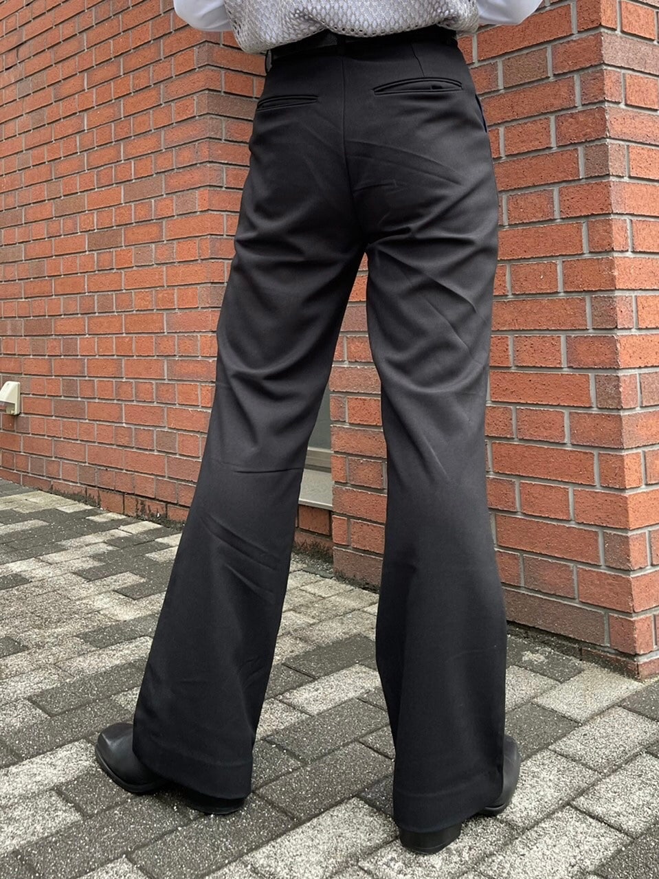 受注制【Chikashitsu +】set up design slacks (2color)