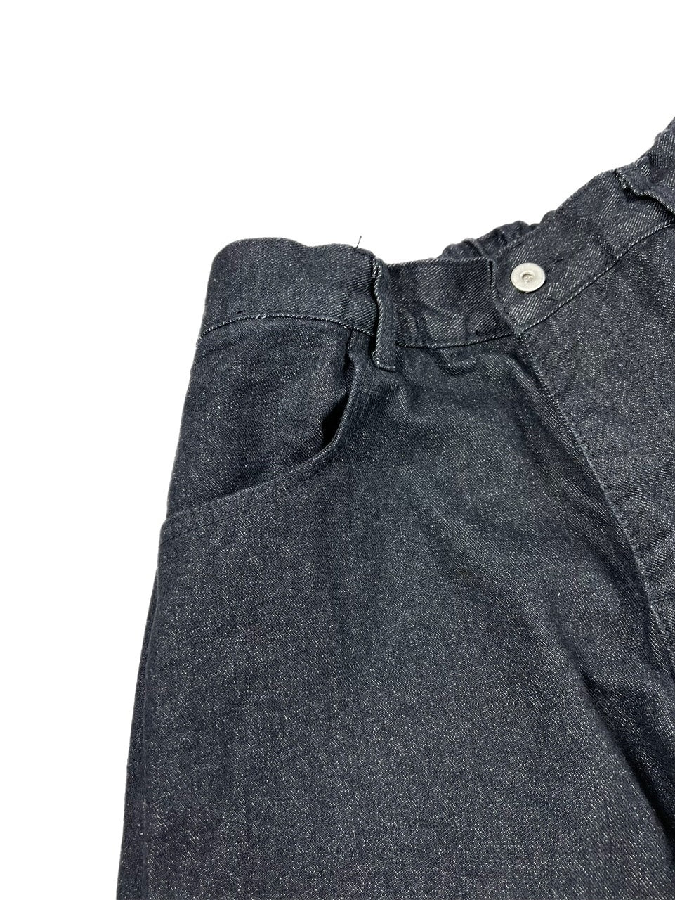 受注制【Chikashitsu +】super wide denim pants (4color)