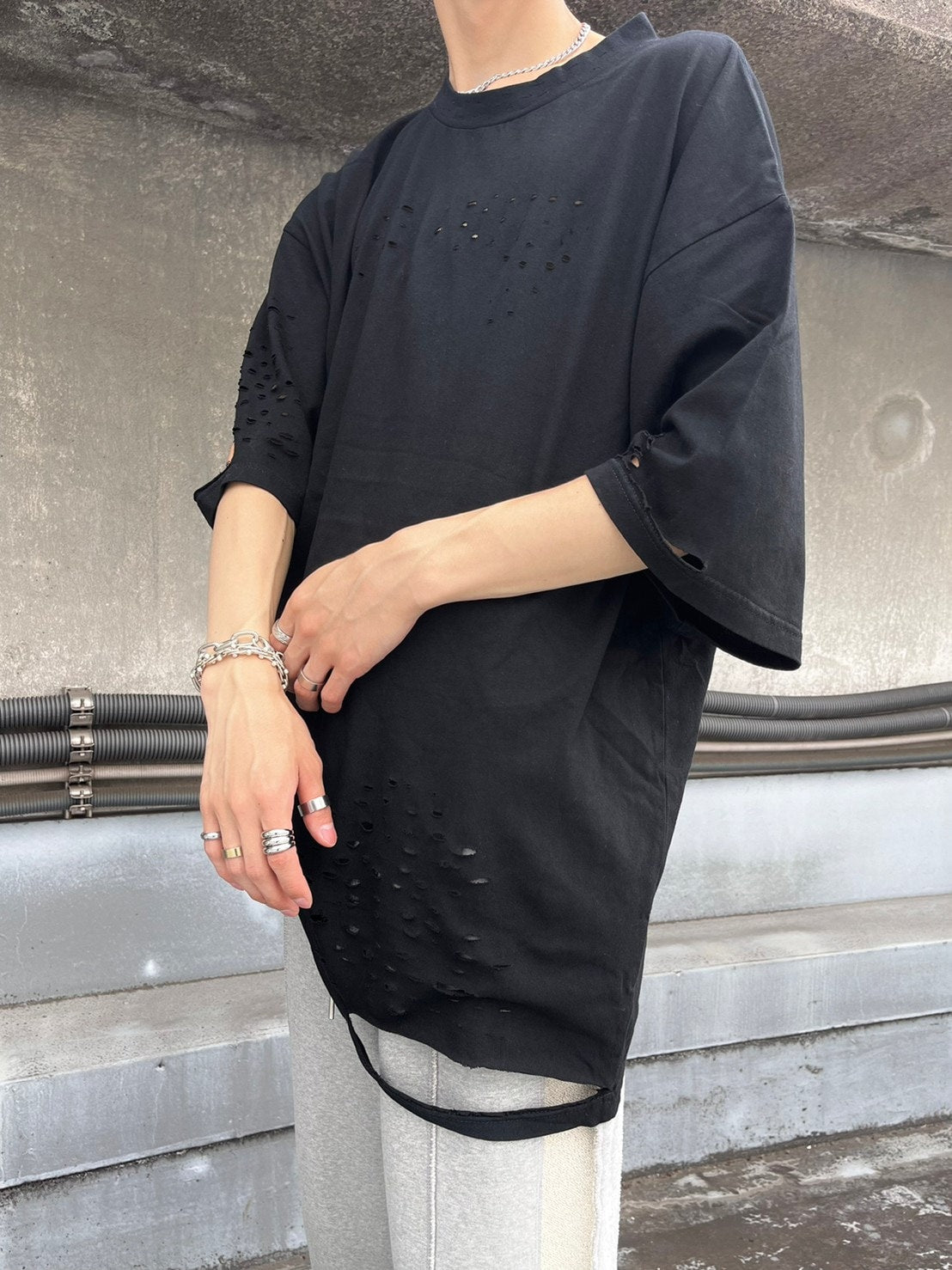 【XU original】CRASH T-shirts (4color)