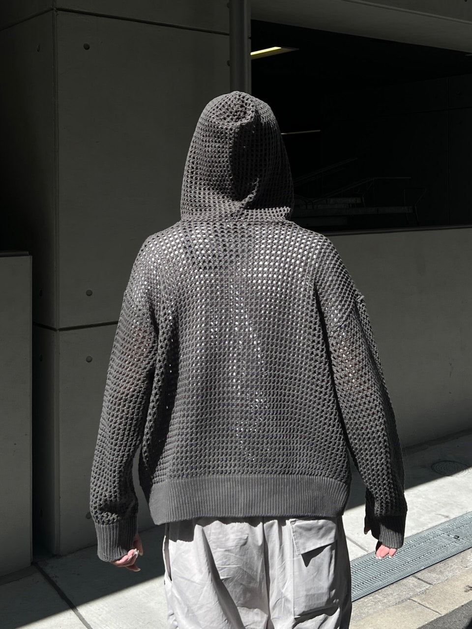 受注制【Chikashitsu +】mesh zip hoodie (5color) / 【チカシツプラス】メッシュ長袖ジップパーカー