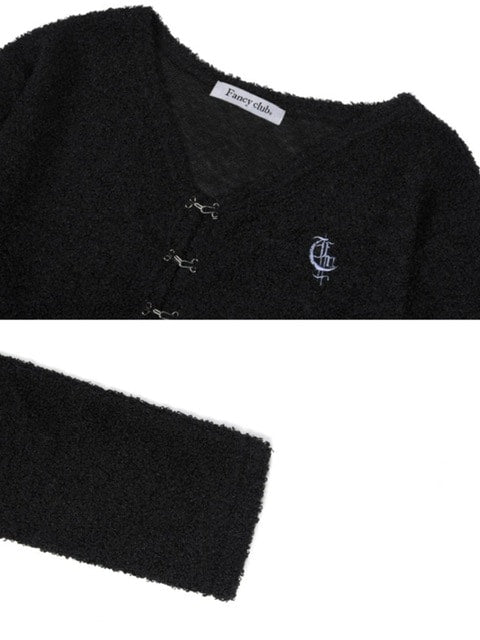 【FANCY CLUB】ALL SOFT HOOK CARDIGAN