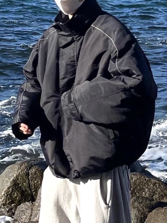 【youll】piping padding jacket