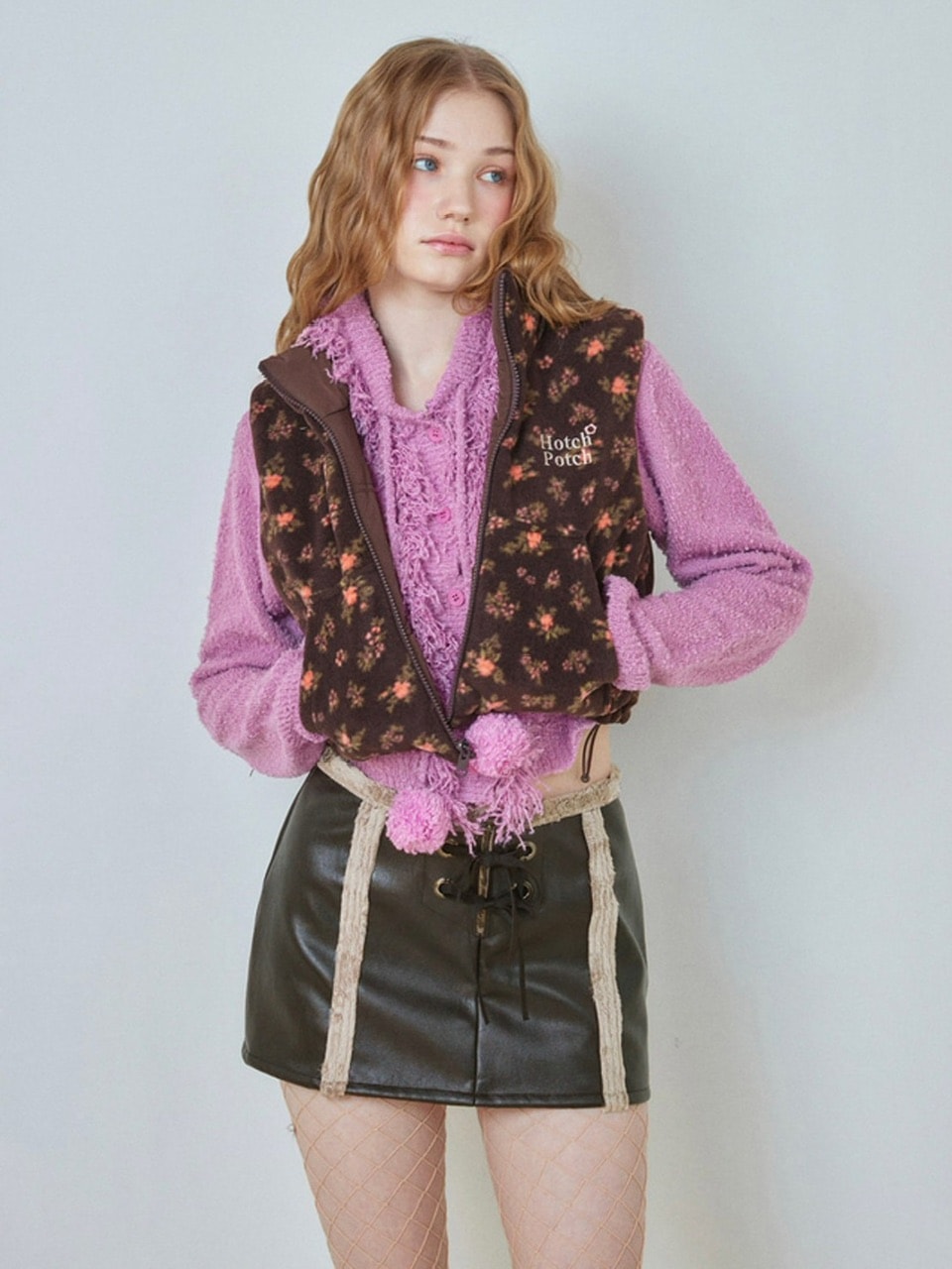 【CRANK】EYELET MUSTANG SKIRT