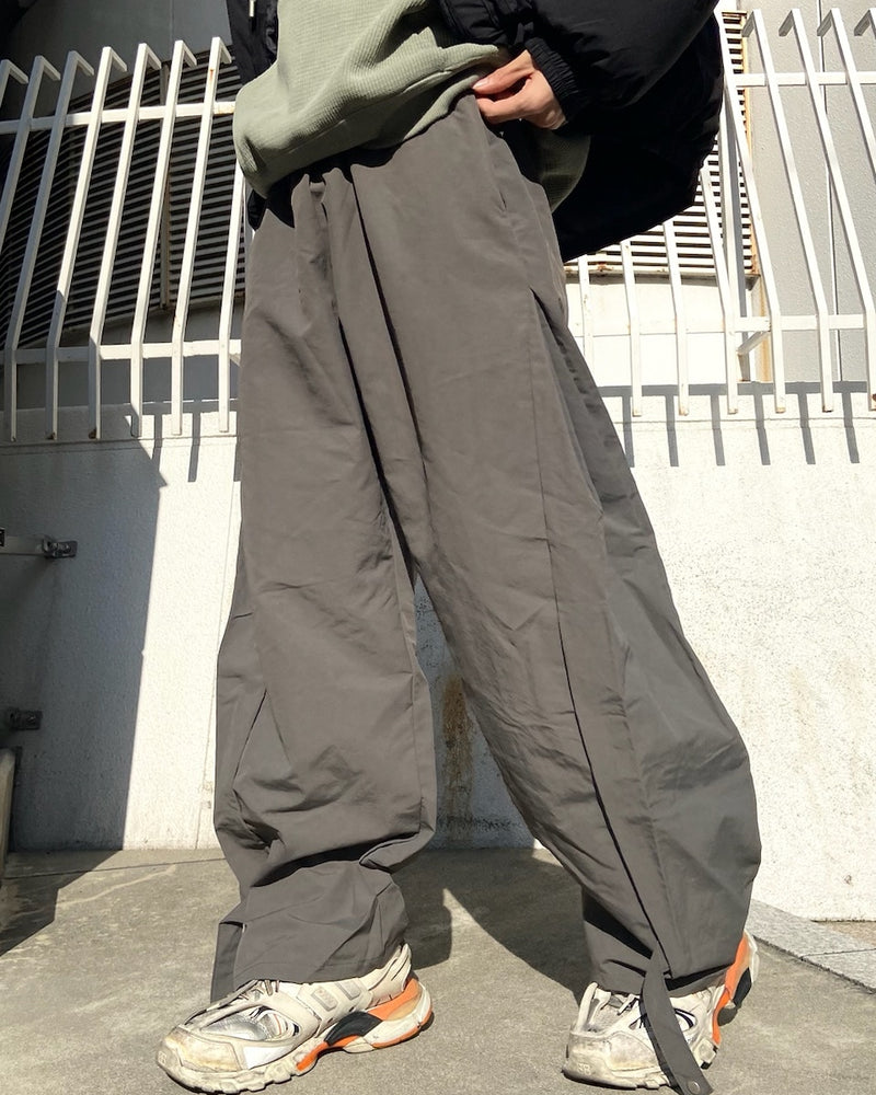 受注制【Never mind the XU】design wide pants